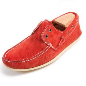 John Varvatos Firebrick Red Schooner Shoe